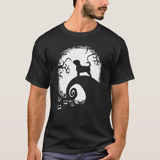 Camiseta Lua Puggle Halloween (Frente)