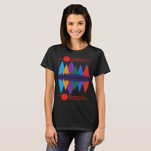 Camiseta Lua Sobre As Montanhas #7 (Frente Completa)