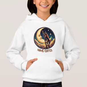 Camiseta Lua Sonhadora & Cachorro Subindo Escada