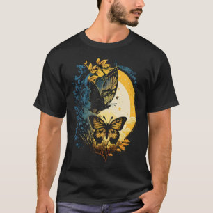 Camiseta Lua Sun Celestial Monarca Borboleta 1