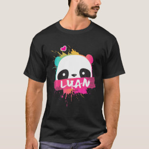Camiseta LUAN - Meninos Bonitos com Panda Adorável
