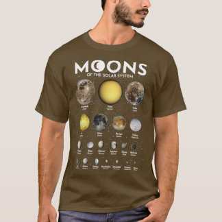 Camiseta Luas do Sistema Solar2