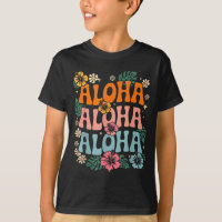 Luau de flores da ilha havaiana da praia de aloha