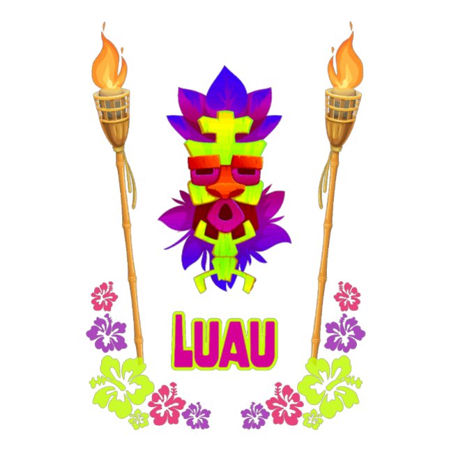 Camiseta Luau Fun (Criador carregado)