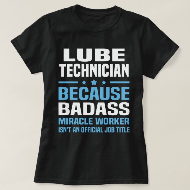 Camiseta Lube Technician (Frente do Design)