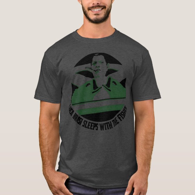 Camiseta Luca Brasi dorme com o menino dos peixes (Frente)