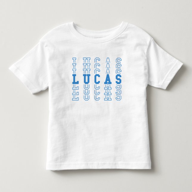 Camiseta Lucas Custom Boy Name (Frente)