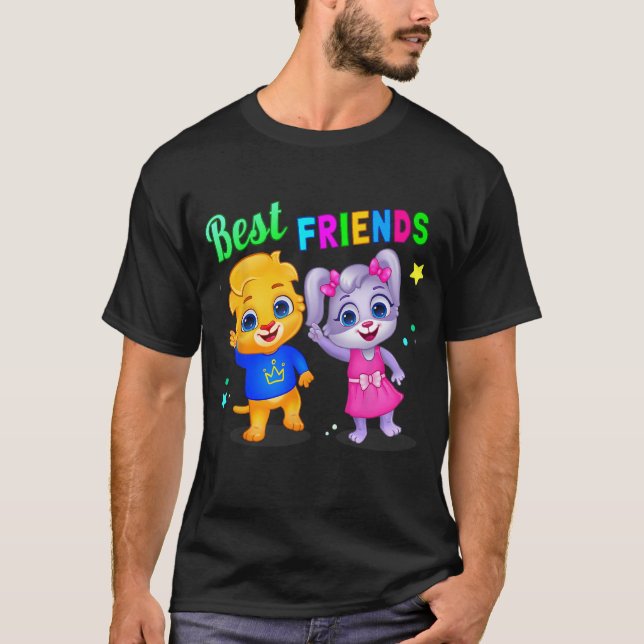 Camiseta Lucas e Ruby - Melhores Amigos para Sempre pelo Ap (Frente)