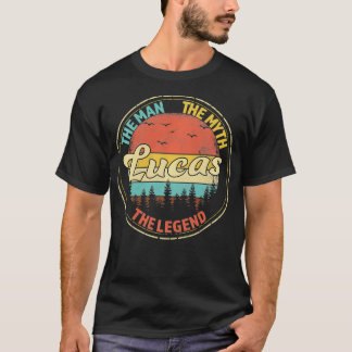 Camiseta Lucas O Homem O Mito Os Homens Da Lenda Personaliz