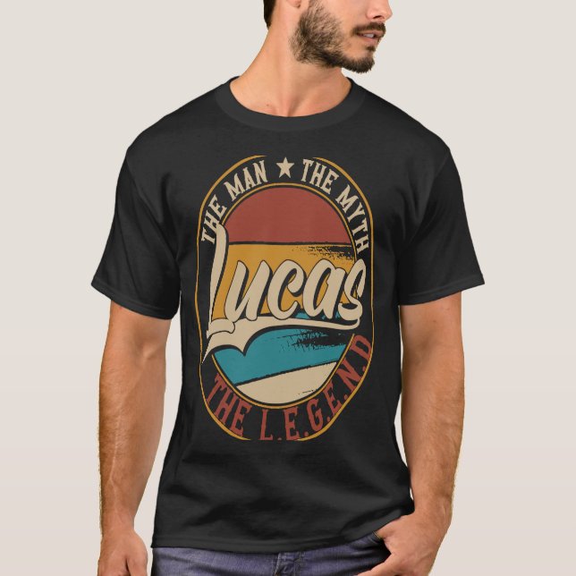 Camiseta Lucas O mito da lenda (Frente)