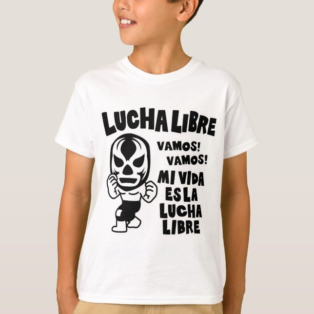 Camiseta LUCHA LIBRE#51mono (Frente)