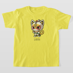 Camiseta Lucha Libre Cat Máscara Luta Mexicana, La Diosa G