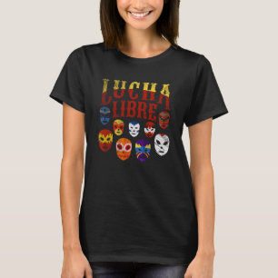 Camiseta Luchador Máscaras Lucha Libre 2