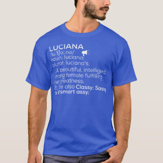 Camiseta Luciana Nome Luciana Definição Luciana Female Nam