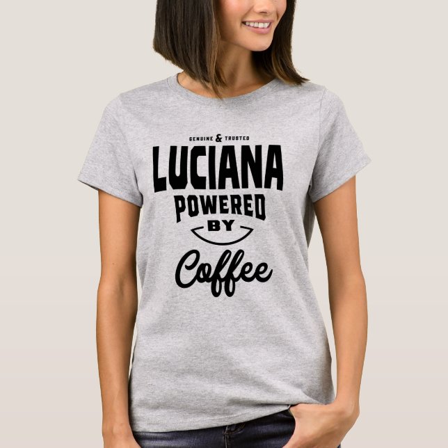 Camiseta Luciana Personalizated Name Birthday Gift (Frente)