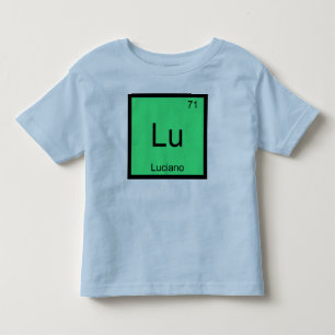 Camiseta Luciano Nome Elemento Químico Tabela Periódica