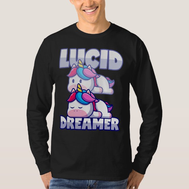 Camiseta Lucid Dreamer Unicorn Lucid Dreaming (Frente)
