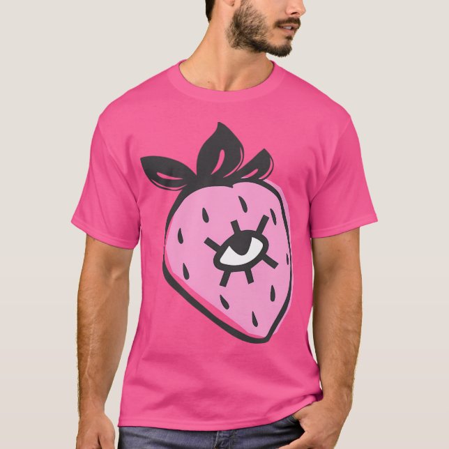 Camiseta Lucid Pink Strawberry (Frente)