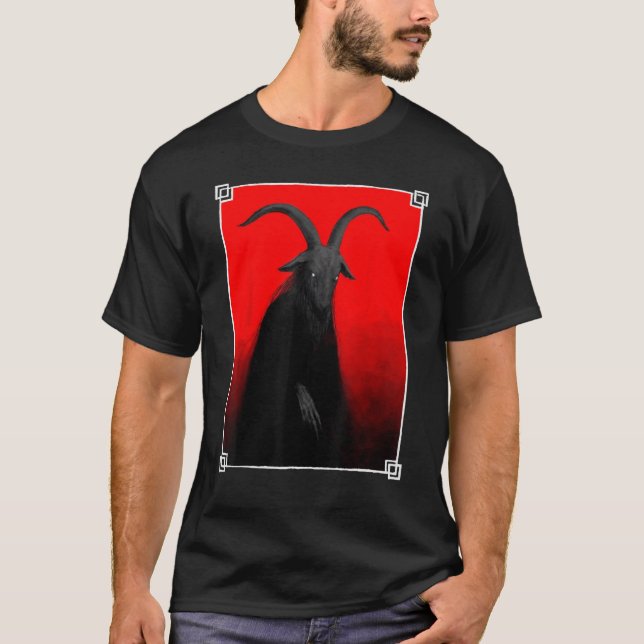 Camiseta Lúcifer Light Bearer Satã Lux Occult Baphomet Goa (Frente)