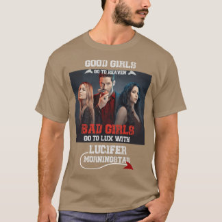 Camiseta Lucifer MorningstarV Show Netfli Arte de Fã amigos