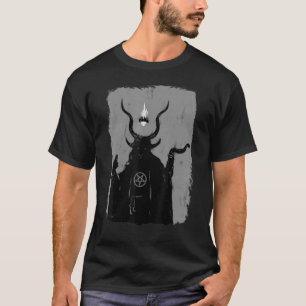 Camiseta Lúcifer Portador de Luz Satânico Oculto Baphomet B