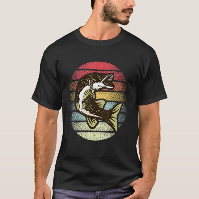 Camiseta Lúcio do Norte Peixe Musky (Frente)