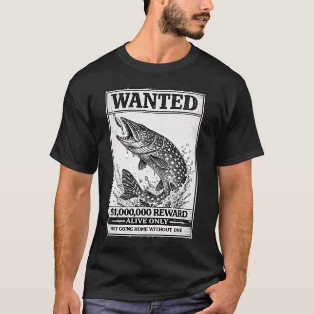 Camiseta lúcio-do-norte Presente para amantes de p (Frente)