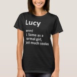 Camiseta LUCK Definição Personalizada Nome Funny Birthday G<br><div class="desc">LUCK Definição Personalizada Nome Funny Birthday Idea</div>