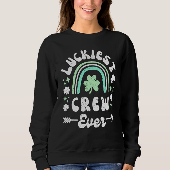 Camiseta Luckiest Crew Ever Lets Get Lucked Up Bachelorette (Frente)