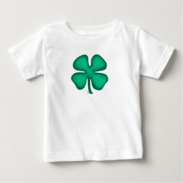Camiseta Lucky 4 Leaf Irish Clover baby shirt