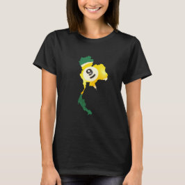 Camiseta Lucky 9 ball in the shape of Thailand