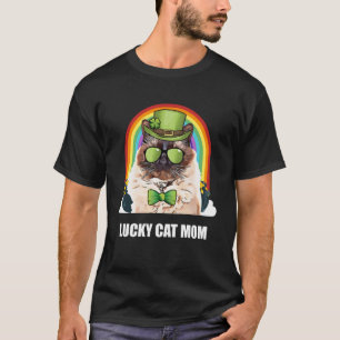 Camiseta Lucky Balinese Gato de Javanês Dia de São Patrício
