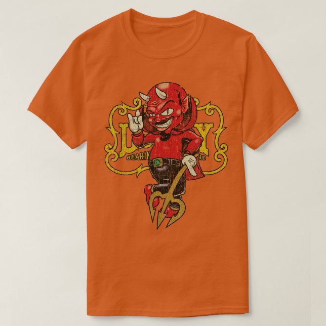 Camiseta Lucky Bearings Devil 1995 (Frente do Design)