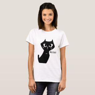 Camiseta Lucky Black Cats Hello