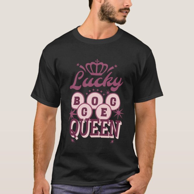 Camiseta Lucky Bocce Queen Bocce Ball (Frente)
