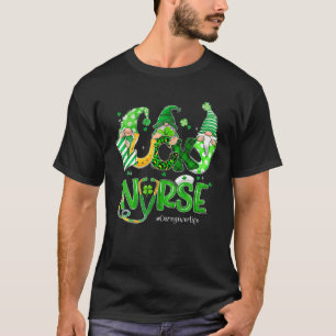 Camiseta Lucky Care Enfermeira Gnomies Leopard Rua Patch