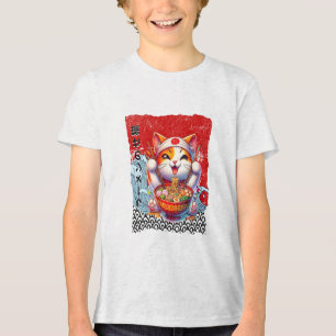 Camiseta Lucky Cat Noodle Love