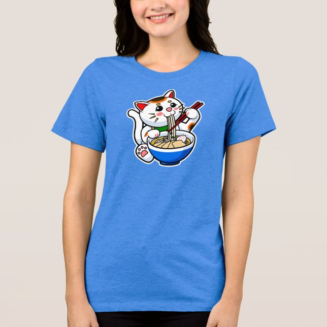 Camiseta Lucky Cat Ramen (Frente)