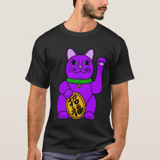 Camiseta Lucky Cat Tシャツ (purple)