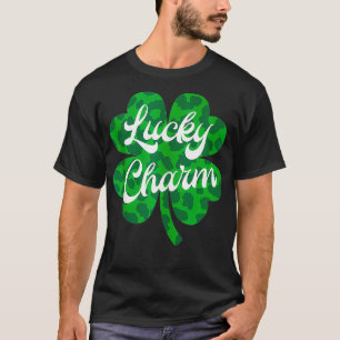 Camiseta Lucky Charm St Patricks Day Lucky Irish Lepard Sh
