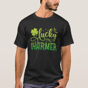Camiseta Lucky Charmer Engraçado Dia de São Patrício Sortud