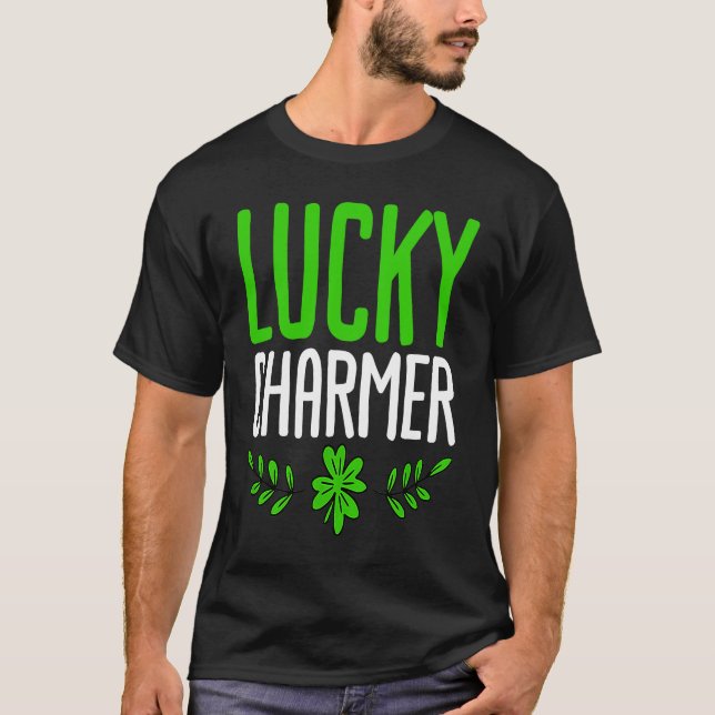 Camiseta LUCKY CHARMER  St Patrick's Day  Boys Kids Girl  2 (Frente)
