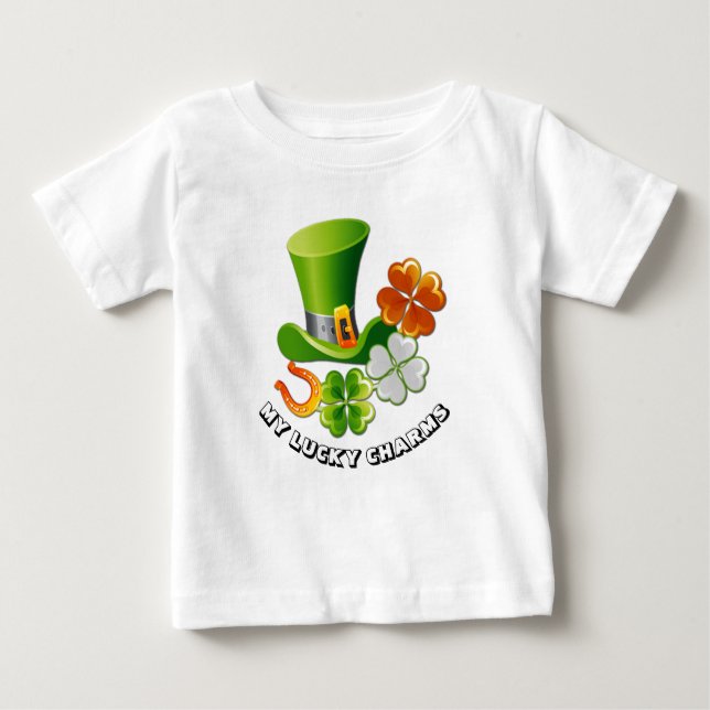 Camiseta Lucky Charms Rua.Dia de Patrick (Frente)