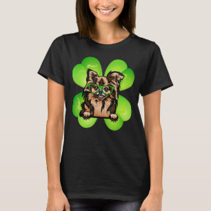 Camiseta Lucky Clover Chihuahua Funny Dia de São Patrício C