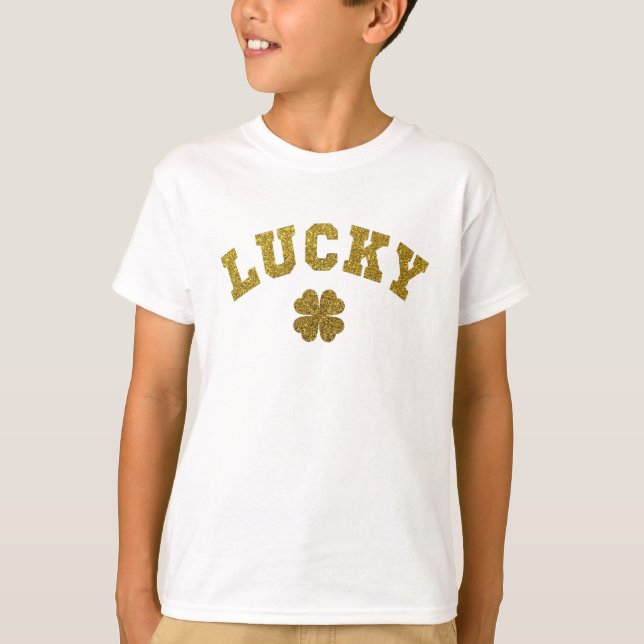 Camiseta Lucky Clover Saint Patricks (Frente)