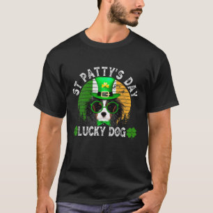 Camiseta Lucky Dog Cavalier King Charles Leprechaun Rua Pat