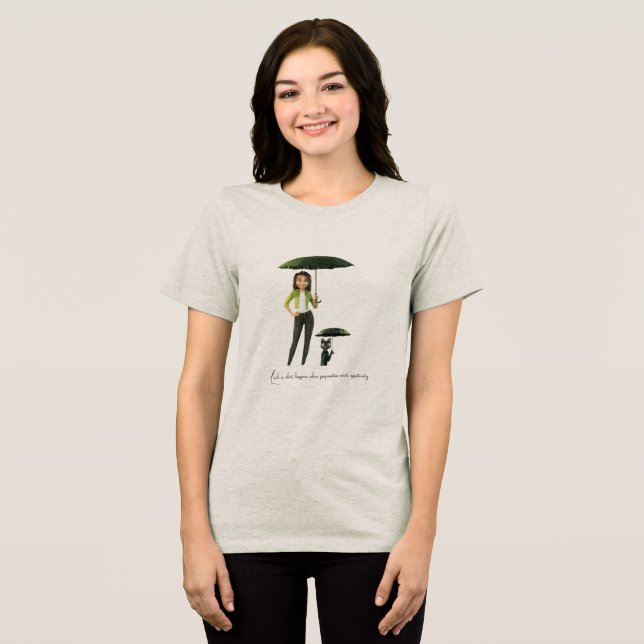 Camiseta Lucky Duo - Inspirado no Filme da Sorte | Rapariga (Frente Completa)