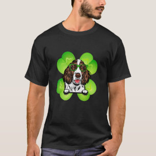 Camiseta Lucky English Springer Spaniel Funny St Patricks D
