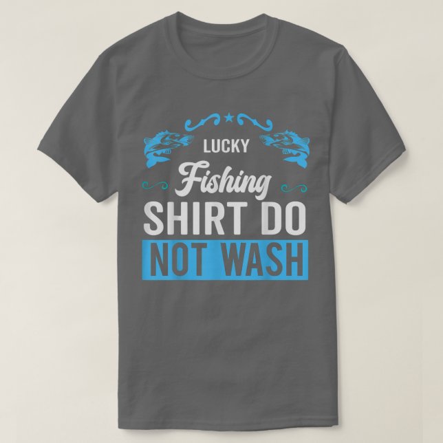 Camiseta Lucky FishingDo Not Wash Vertical jigging  (Frente do Design)