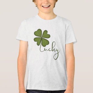 Camiseta Lucky Four Folha Clover